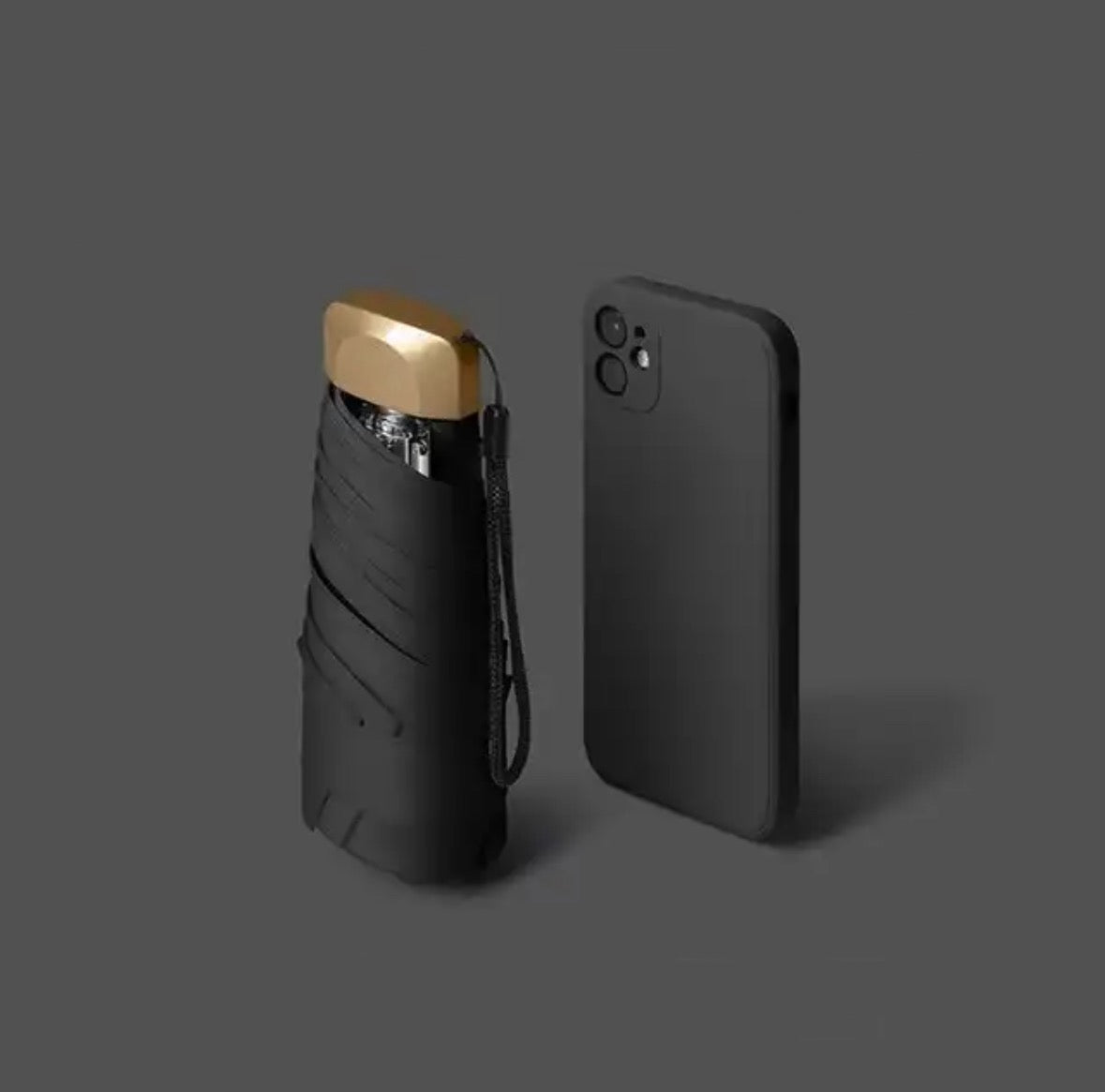 Compact Travel Umbrella – Ultra-Compact Windproof Weather Shield with UV Protection | Sansoti
