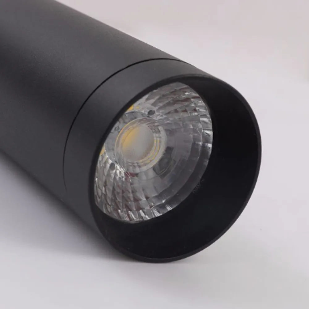 Pendelleuchte Metall Schwarz Lineares Design LED Dimmbar 3 Lichtstufen Modern Wohnzimmer Schlafzimmer Esszimmer | Sansoti