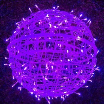 Boule Lumineuse LED Extérieure Étanche 20cm IP65 Blanc Chaud Éclairage Jardin | Sansoti