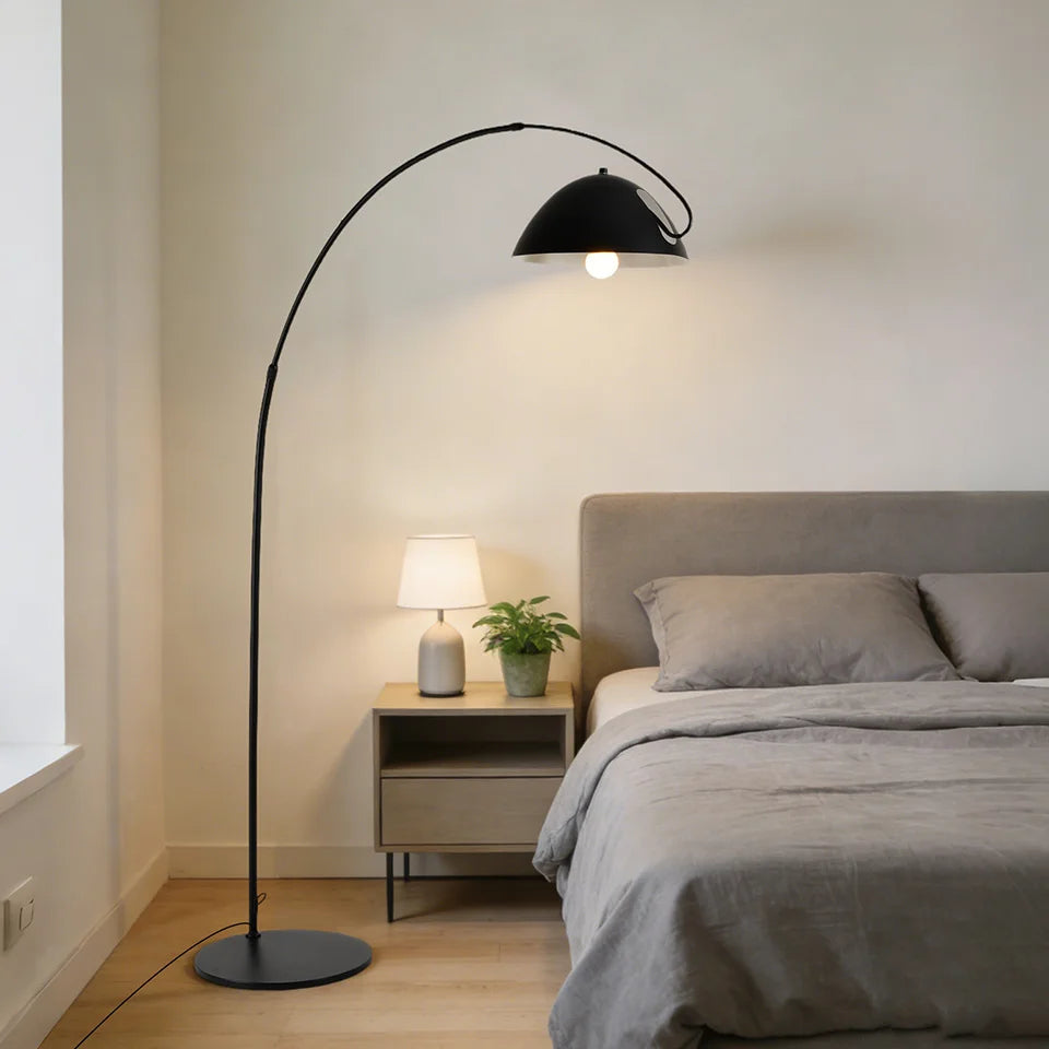 Arc Floor Lamp LED Modern 3 Light Colors Dimmable E27 Living Room | Sansoti