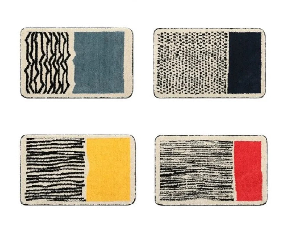 Luxury non-slip bath mat with abstract design for modern bathrooms | Sansoti