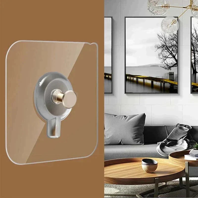 Self-Adhesive Wall Hooks Set for Damage-Free Hanging | Sansoti