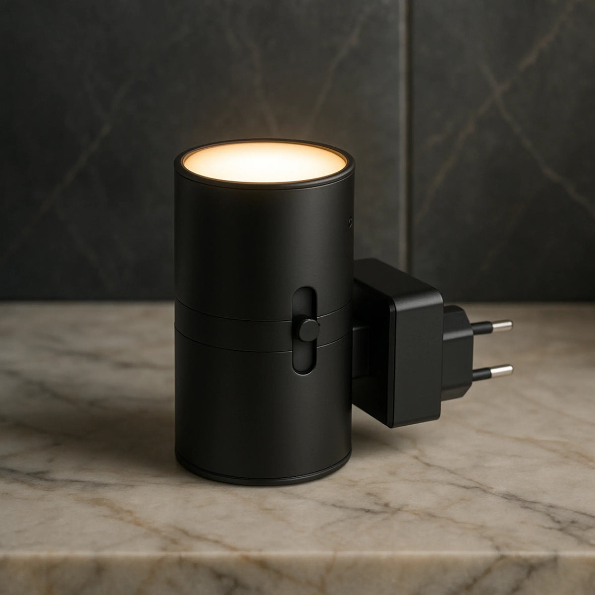 Dimmable Sensor Lamp for Outlet – Warm White LED Night Light with Automatic Day-Night Sensor | Sansoti