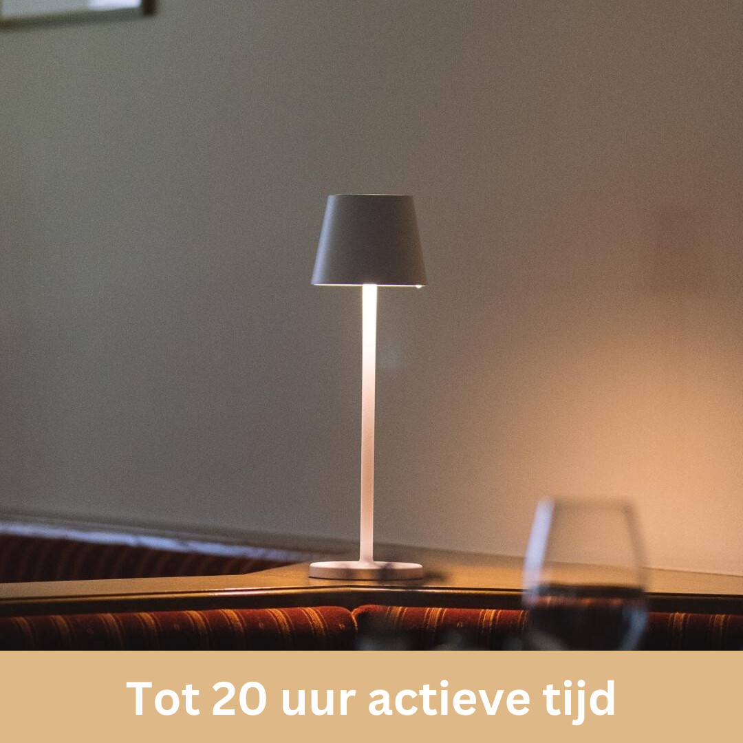 Rechargeable Table Lamp with Touch Control – Dimmable LED Light – Wireless Ambient Lighting for Indoor and Outdoor | Sansoti