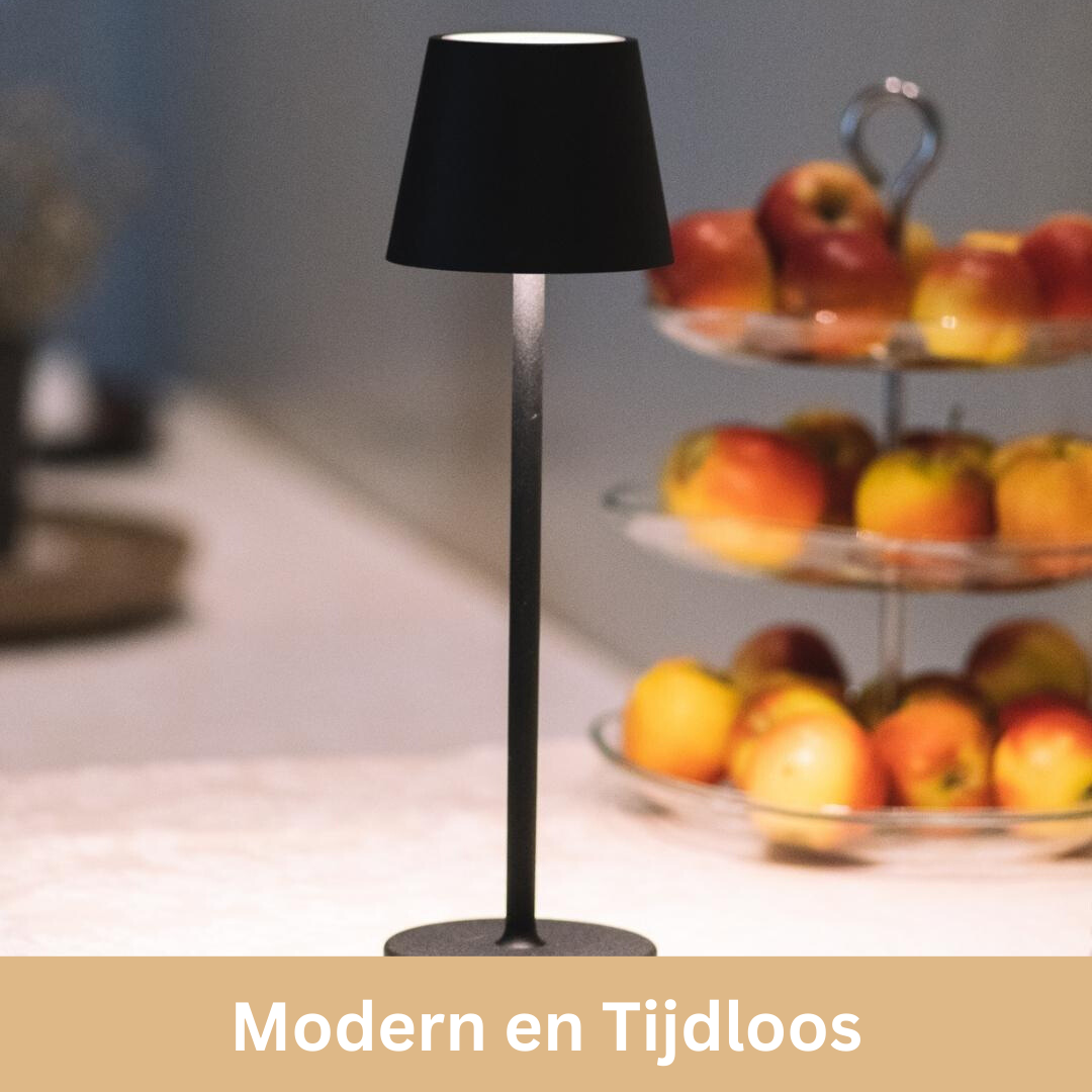 Rechargeable Table Lamp with Touch Control – Dimmable LED Light – Wireless Ambient Lighting for Indoor and Outdoor | Sansoti