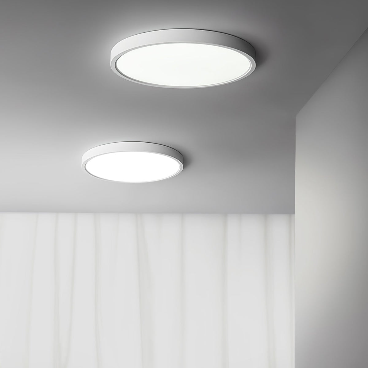 Ultradunne Ronde LED Plafondlamp Minimalistische Moderne Afwerking voor Woonkamer Slaapkamer 5 Maten | Sansoti