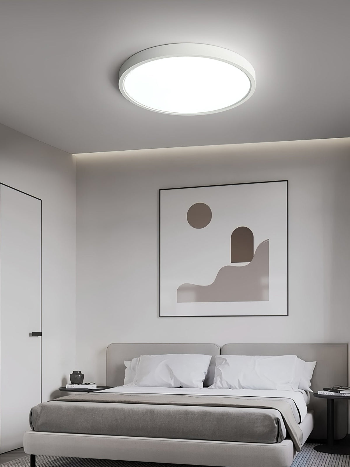 Ultradunne Ronde LED Plafondlamp Minimalistische Moderne Afwerking voor Woonkamer Slaapkamer 5 Maten | Sansoti