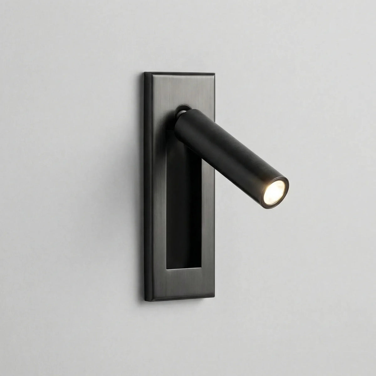 Wall Lamp LED Reading Lamp Adjustable 3 Light Colors IP20 Matte Black Copper Bedroom Bed Lamp Wall Spot Rotatable Arm Recessed | Sansoti