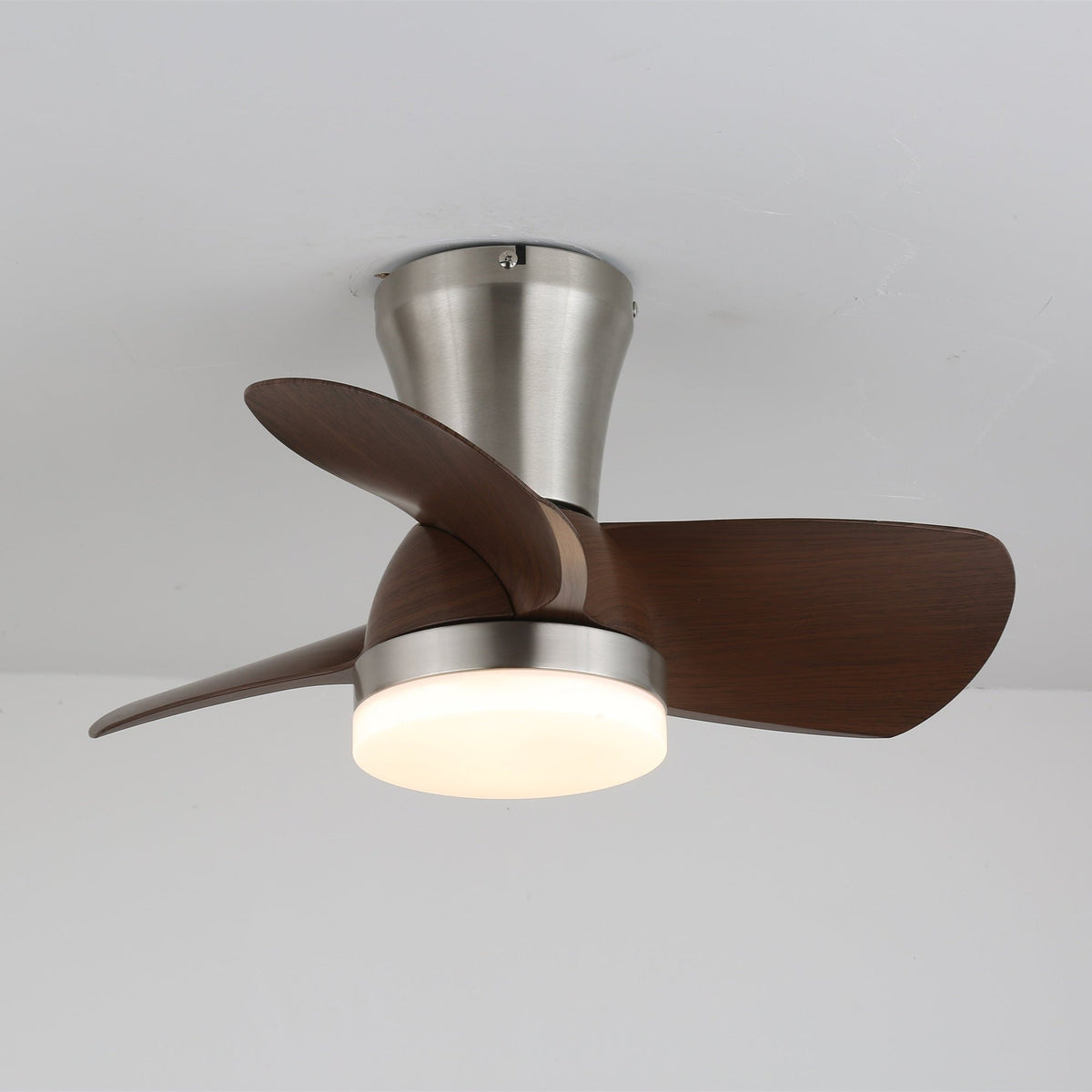 Moderne Plafondventilator met LED-Verlichting en Afstandsbediening – Scandinavisch Design voor Binnen | Sansoti