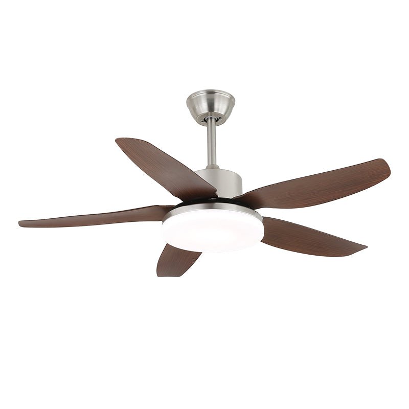 Deckenventilator mit Beleuchtung und Fernbedienung - Stilvolles Design mit Holzflügeln - Energiesparende LED - Verstellbare Geschwindigkeiten | Sansoti