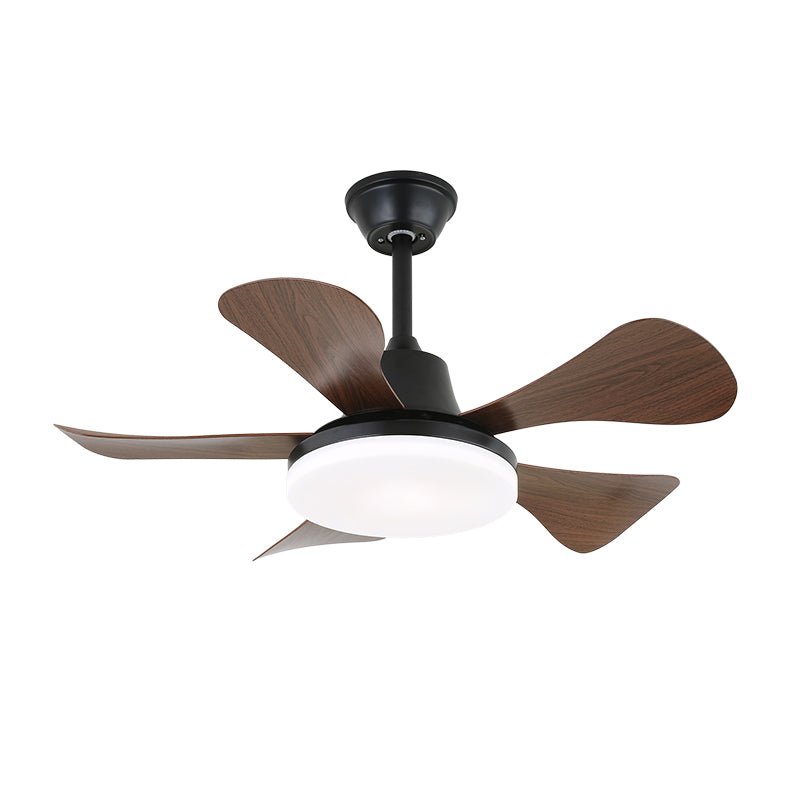 Deckenventilator mit Beleuchtung und Fernbedienung - Stilvolles Design mit Holzflügeln - Energiesparende LED - Verstellbare Geschwindigkeiten | Sansoti