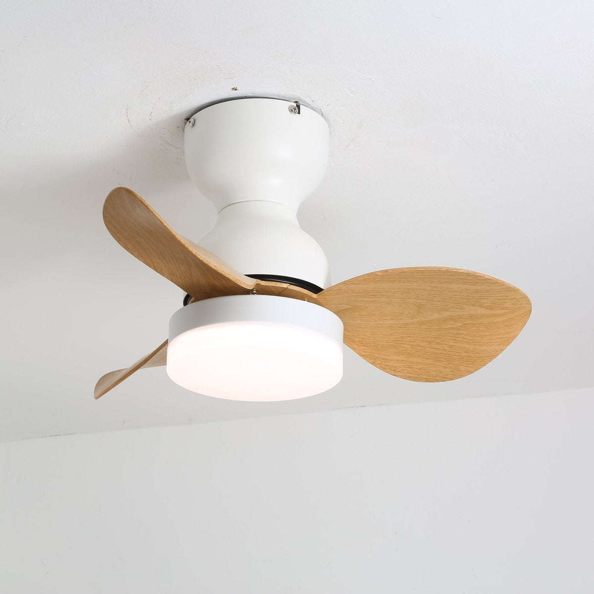 Ceiling fan with lighting Ø55 cm Modern fan with 6 speeds 3 light settings LED fan for living room bedroom | Sansoti
