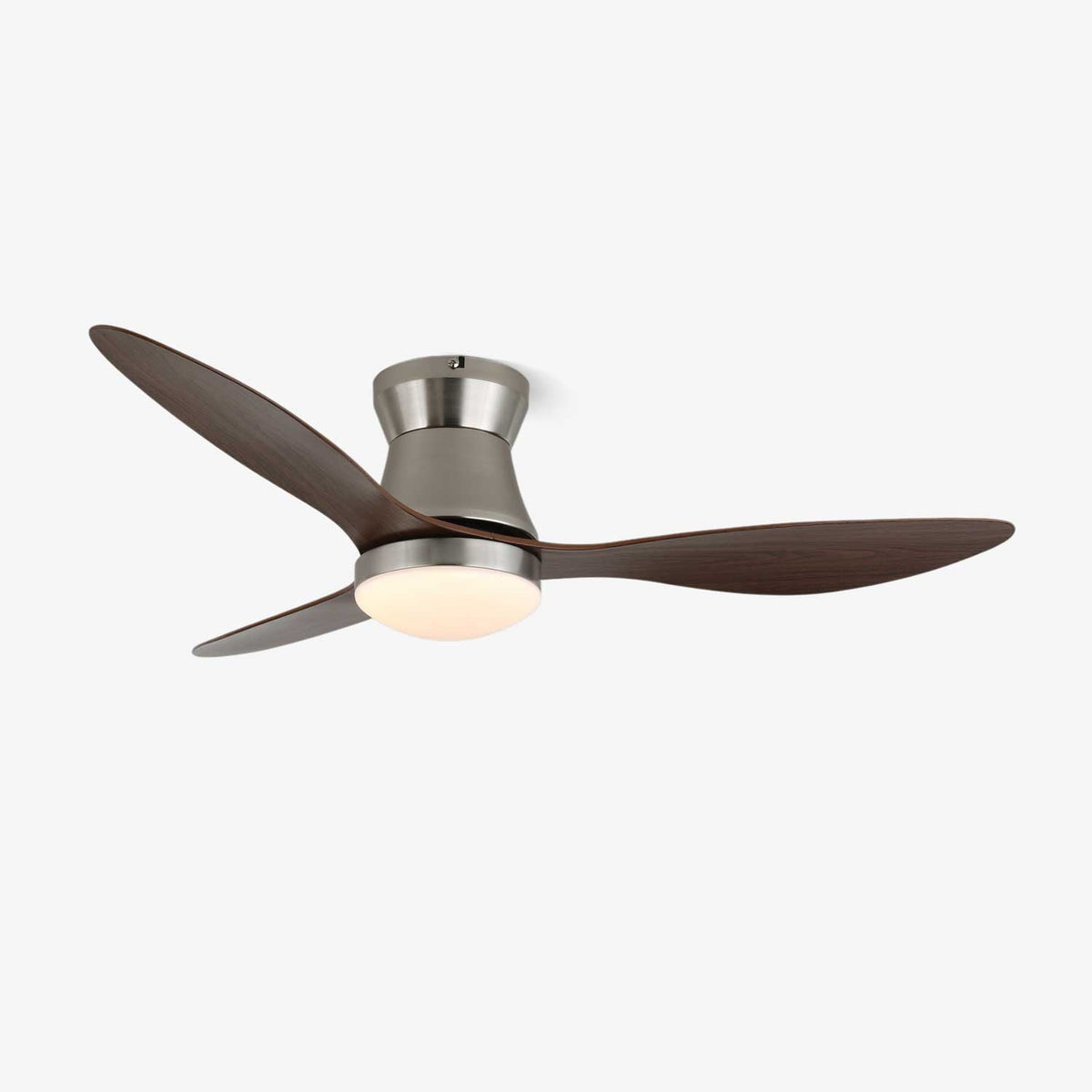 Moderner Deckenventilator Zerath mit Beleuchtung aus Holz und Metall – Ø106cm – 6 Geschwindigkeiten – Fernbedienung – Leiser Motor Ventilatorlampe Schlafzimmer Wohnzimmer Esszimmer Ventilatoren Decke | Sansoti