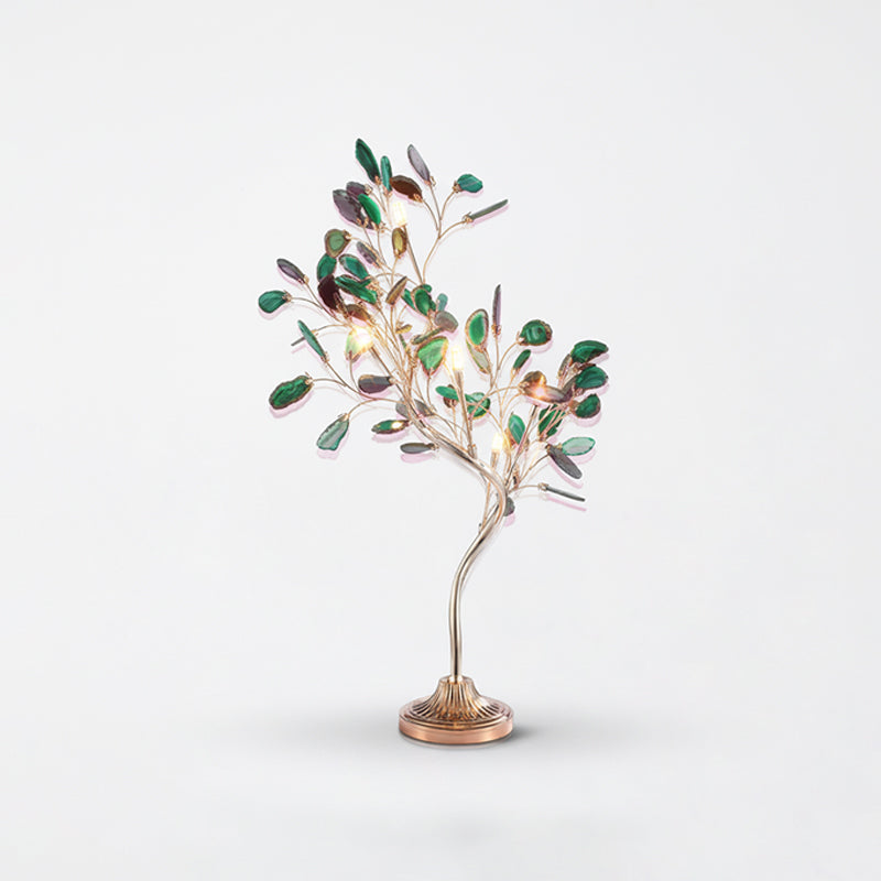 Lustre en agate – Suspension en pierre naturelle avec cadre en or rose pour grands espaces – Ø 65 cm & Ø 85 cm | Sansoti