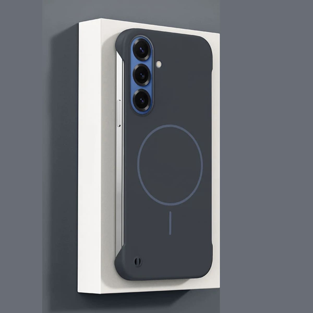 Magnetische ultradünne Samsung-Telefonhülle aus Hartmaterial, kompatibel mit kabellosem Laden, S21–S26, Schutzhülle | Sansoti