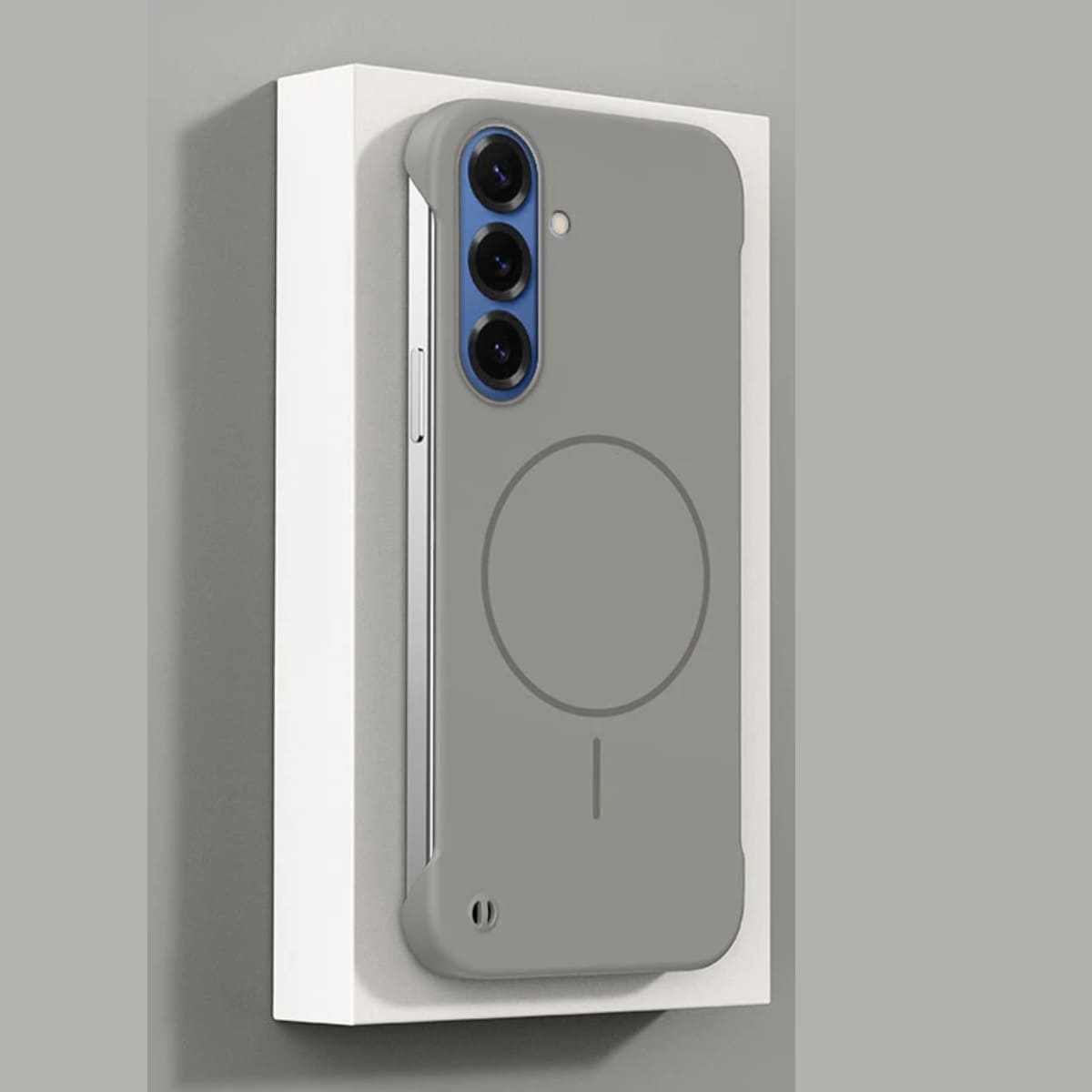 Magnetische ultradünne Samsung-Telefonhülle aus Hartmaterial, kompatibel mit kabellosem Laden, S21–S26, Schutzhülle | Sansoti