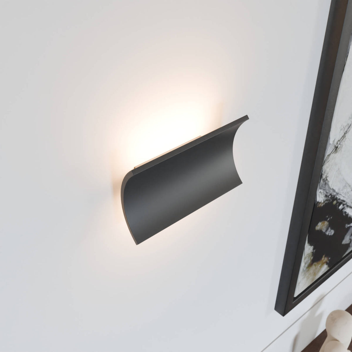 Elegant LED wall lamp with warm indirect light for indoor and sheltered outdoor areas | Sansoti