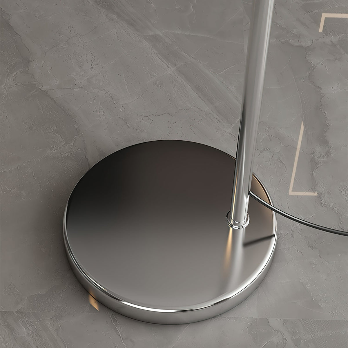 Adjustable Floor Lamp Metal Black Chrome White Telescopic Arm Reading Lamp Modern Design | Sansoti
