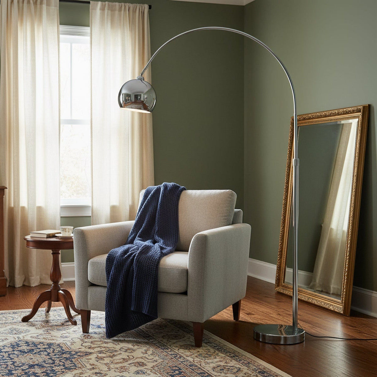 Verstellbare Stehlampe Metall Schwarz Chrom Weiß Teleskoparm Leselampe Modernes Design | Sansoti
