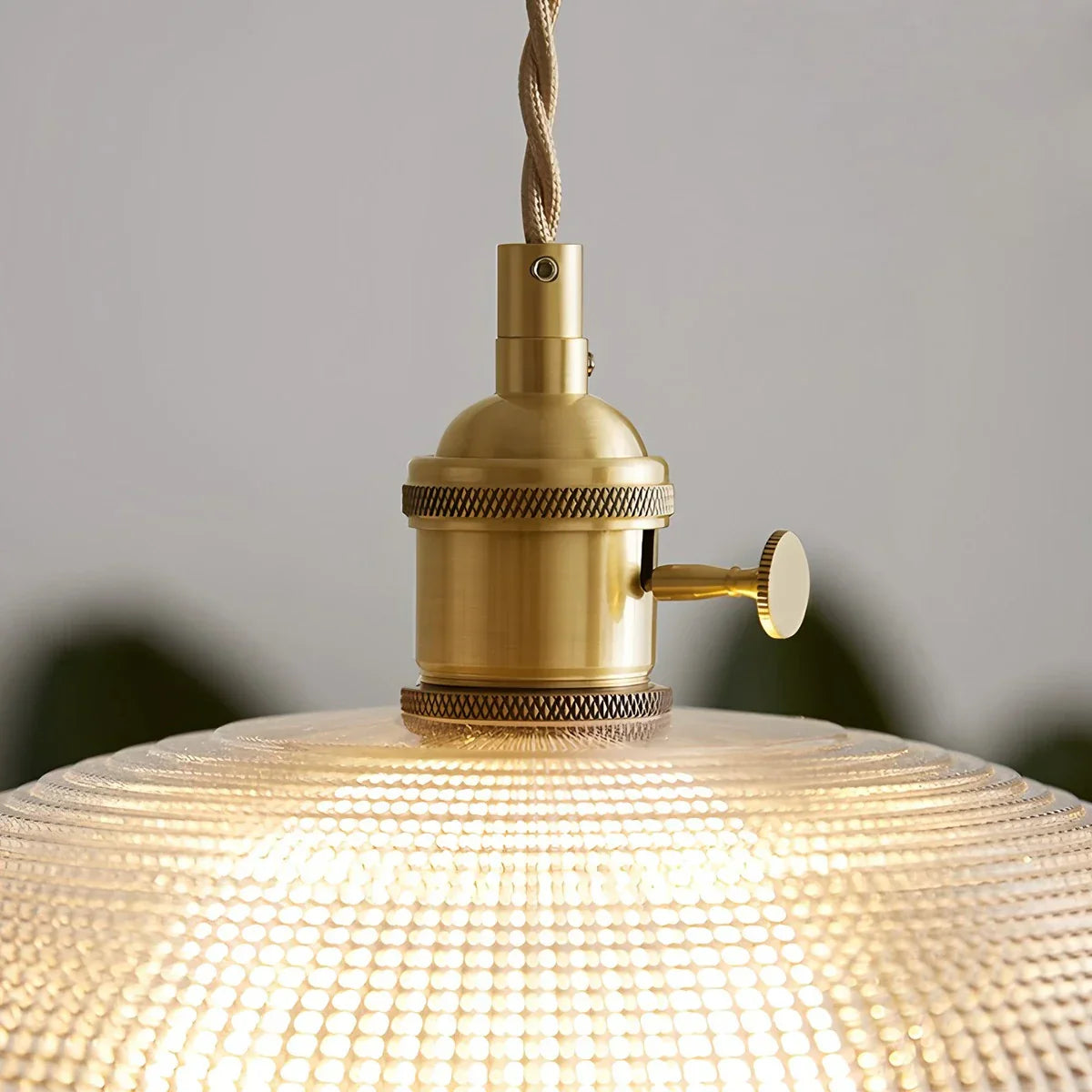 Hanglamp Glas Brons Verstelbare Kabel Woonkamer Eettafel Transparante Glazen Hanglamp Sfeerverlichting Vintage | Sansoti