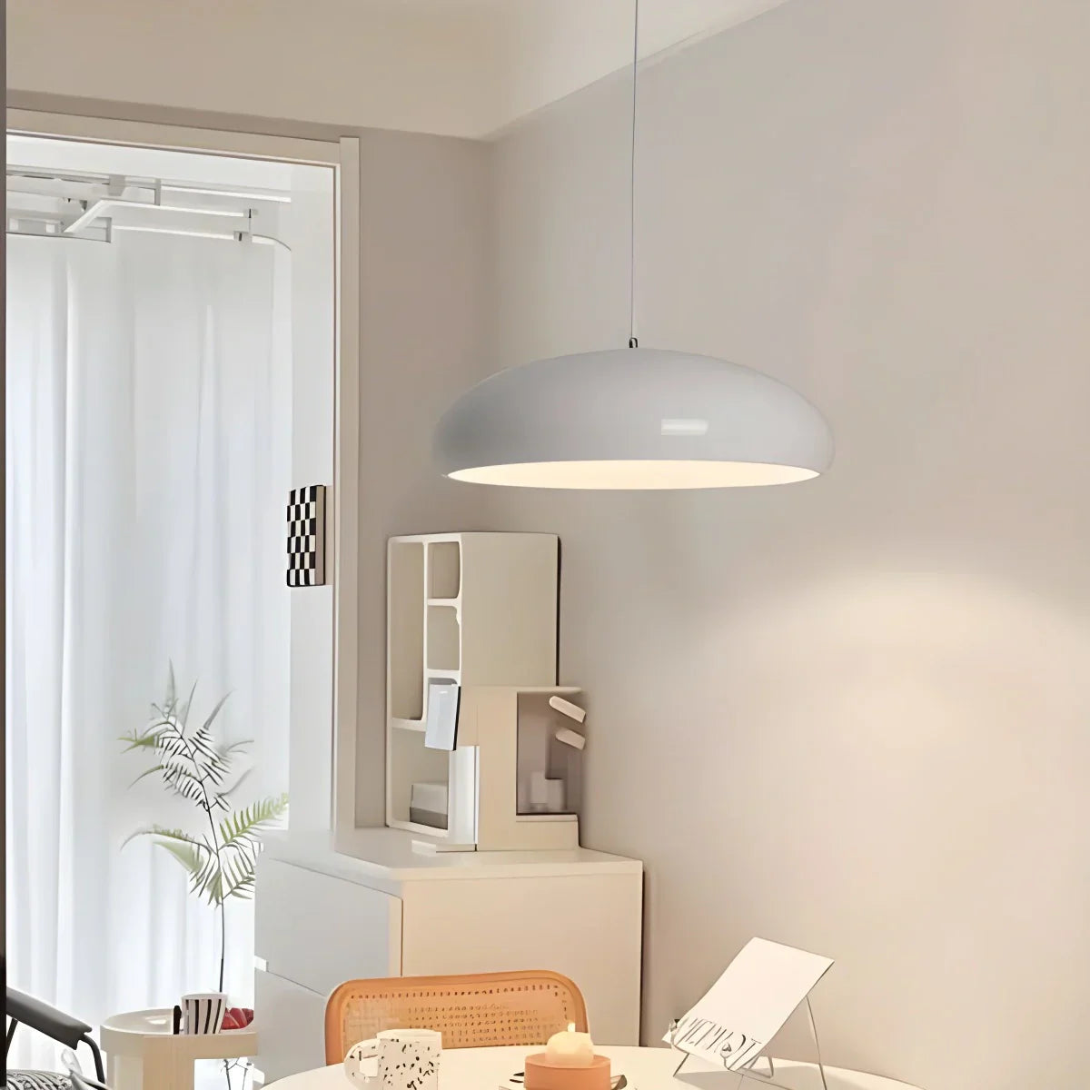 Suspension métal acrylique E26 noir table à manger îlot cuisine lampe plafond design suspension moderne salon cuisine | Sansoti