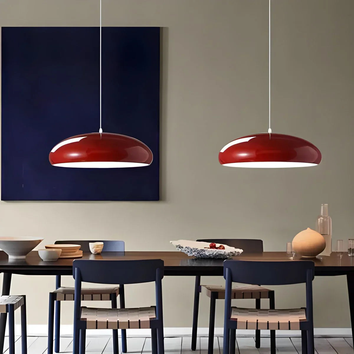 Suspension métal acrylique E26 noir table à manger îlot cuisine lampe plafond design suspension moderne salon cuisine | Sansoti