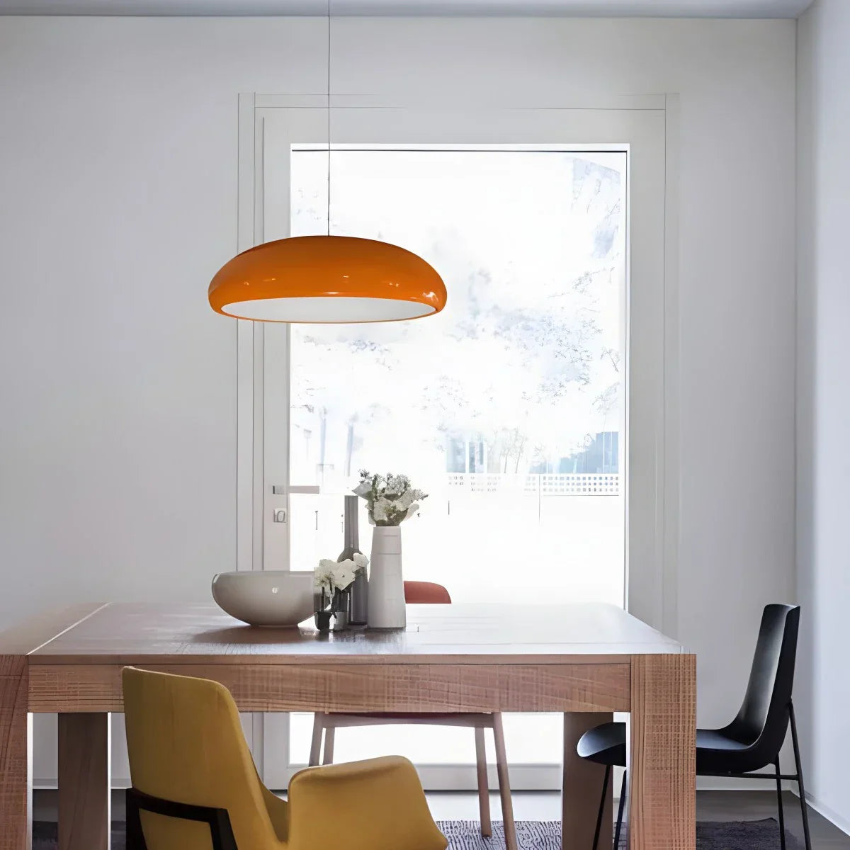 Suspension métal acrylique E26 noir table à manger îlot cuisine lampe plafond design suspension moderne salon cuisine | Sansoti