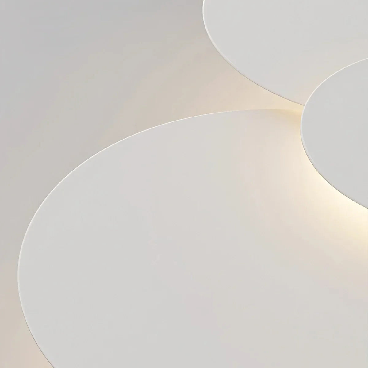 LED Ceiling Lamp Adjustable Discs White Dimmable Living Room Bathroom Modern Designer Lamp Ceiling Lighting with Remote Control | Sansoti