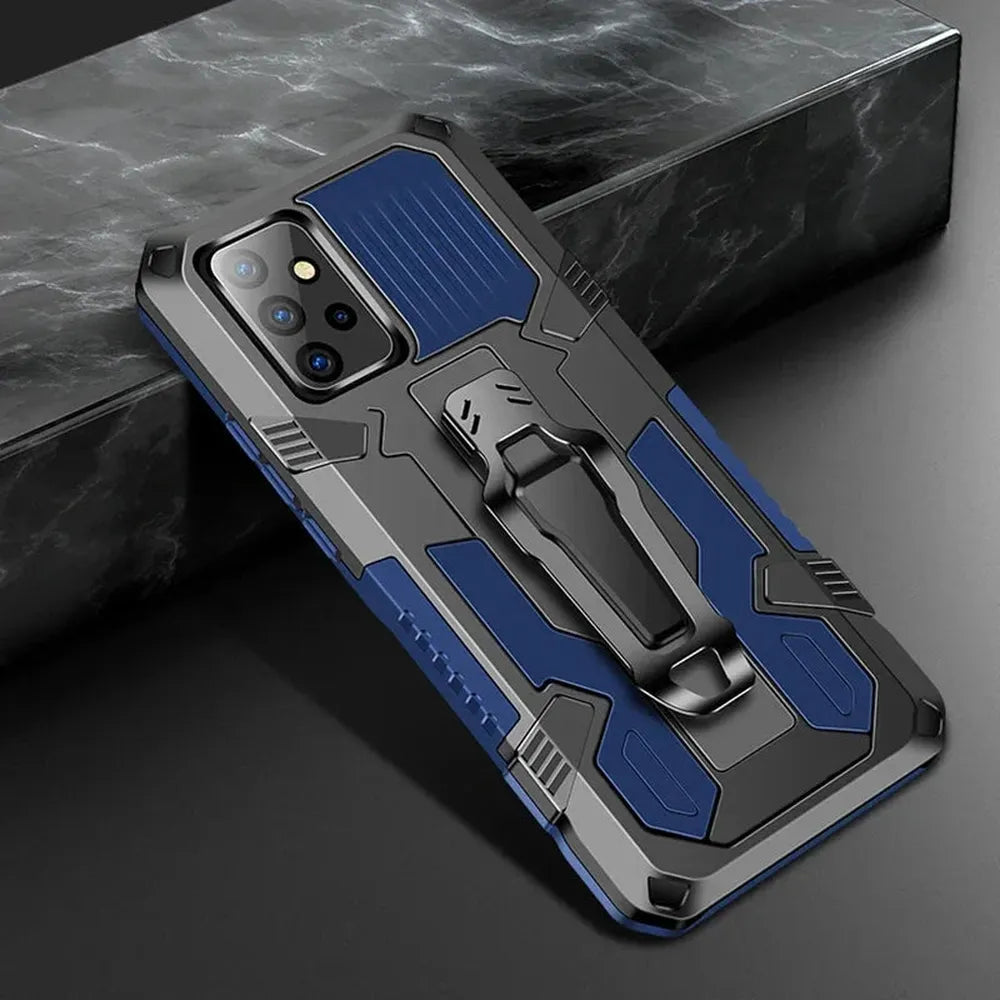 Robuuste Telefoonhoes met Clip voor Samsung Galaxy – Schokbestendig Hard PC TPU Anti-Vingerafdruk Bescherming | Sansoti