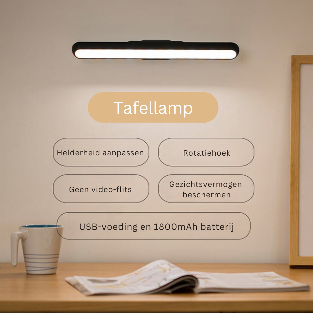 Magnetische LED-Lampe mit Flexibler Befestigung – Touch-Dimmbares Nachtlicht für Schreibtisch, Auto, Garage, Werkstatt, Leseecke – Wiederaufladbar via USB-C – Energiesparendes ABS-Design | Sansoti
