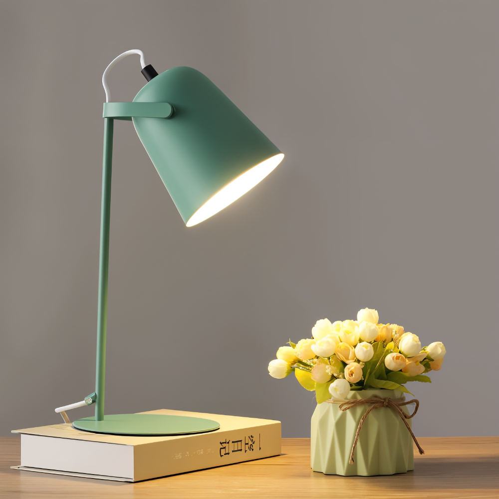 Rotatable Table Lamp with Adjustable Angle Macaron Colours for Work, Study, Relaxation, Reading Corner and Desk Lighting | Sansoti