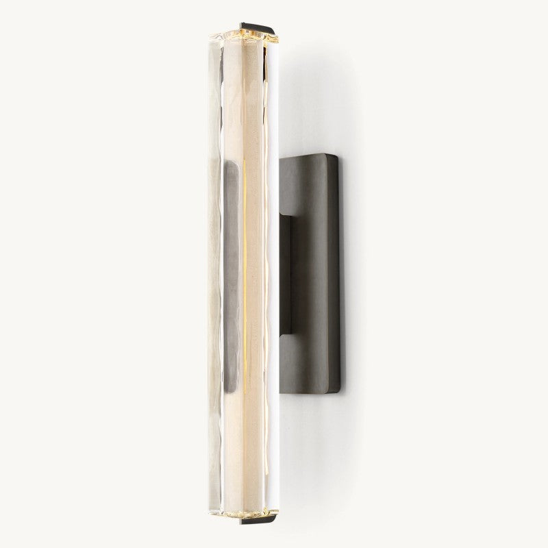 Kristall-Wandleuchte Messing Vertikal LED Design Wohnzimmer Schlafzimmer Flur Eingangsbereich Innenbeleuchtung | Sansoti