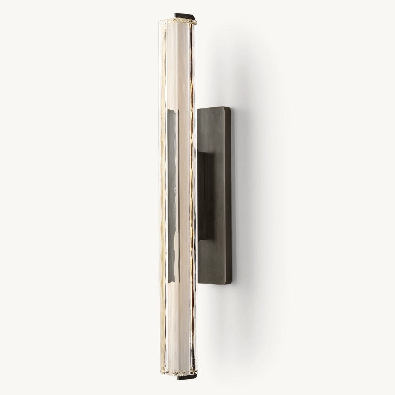 Kristall-Wandleuchte Messing Vertikal LED Design Wohnzimmer Schlafzimmer Flur Eingangsbereich Innenbeleuchtung | Sansoti