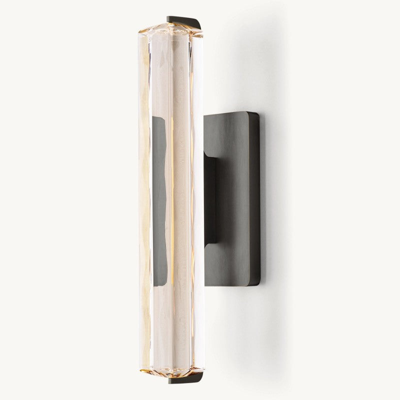 Kristall-Wandleuchte Messing Vertikal LED Design Wohnzimmer Schlafzimmer Flur Eingangsbereich Innenbeleuchtung | Sansoti