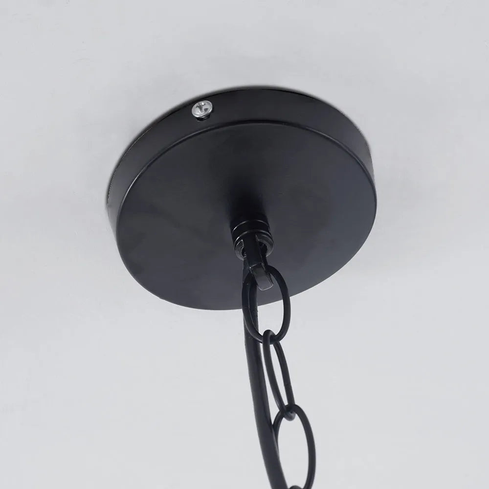 Rustiek Metalen Hanglamp Vintage Industrieel Design E27 Fitting Verstelbaar Plafondlamp Keuken Eetkamer | Sansoti