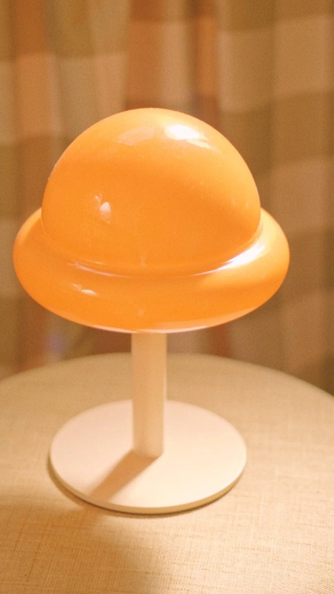 Lampka stołowa ze szkła i metalu, zabawna, 28 cm, miętowozielona, żółta, nastrojowe oświetlenie do salonu, nowoczesna | Sansoti