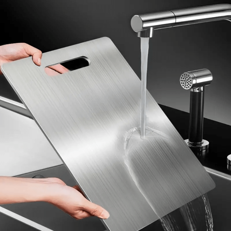 Planche à découper inox antibactérienne résistante aux rayures hygiénique cuisine | Sansoti