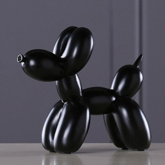 Escultura de perro globo de resina, decoración para salón y dormitorio infantil, objeto artístico moderno | Sansoti