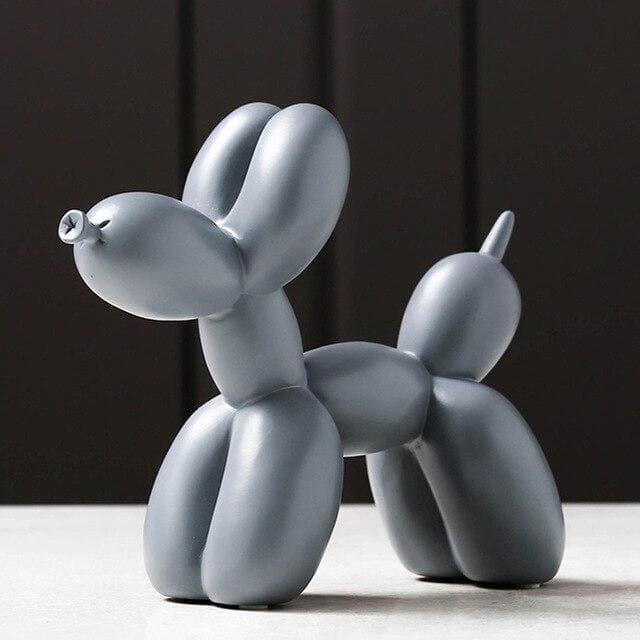 Escultura de perro globo de resina, decoración para salón y dormitorio infantil, objeto artístico moderno | Sansoti