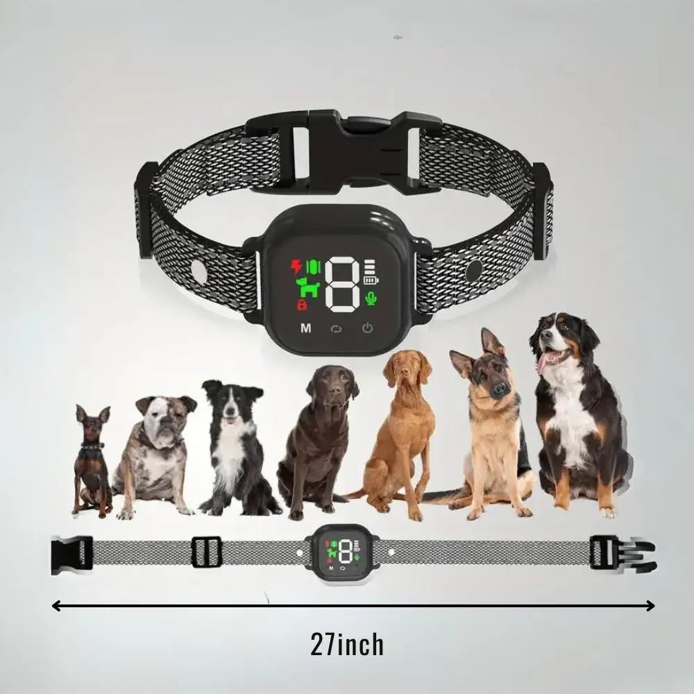Intelligente Hondentraining Halsband met Touchscreen Bediening Verstelbaar Waterdicht voor Kleine en Grote Honden | Sansoti