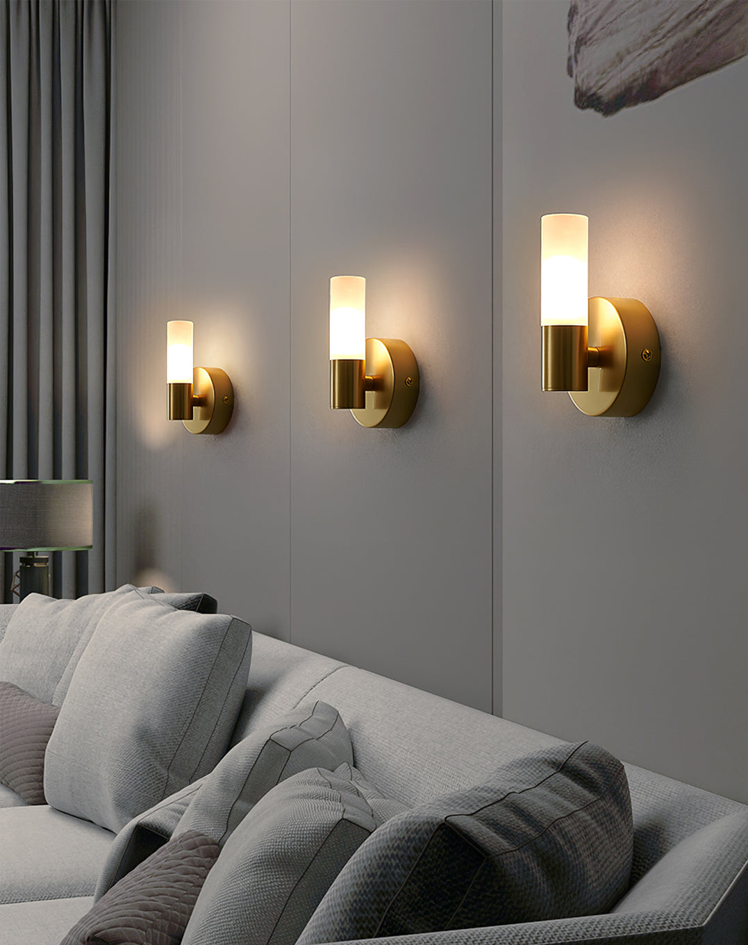 Wandleuchte mit G9-Fassung und Acrylschirm – moderne Innenbeleuchtung im Design A, B oder C | Sansoti