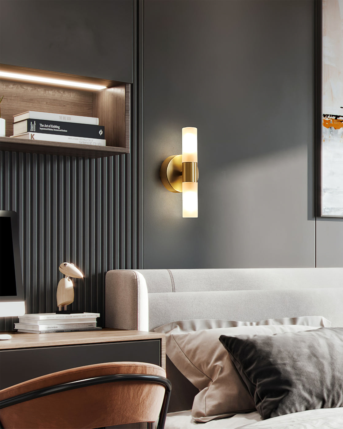 Wandleuchte mit G9-Fassung und Acrylschirm – moderne Innenbeleuchtung im Design A, B oder C | Sansoti