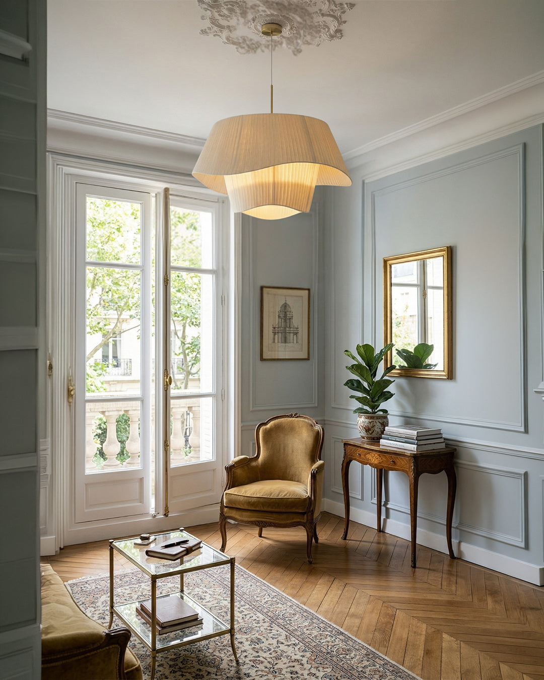 Moderne Tyvek Hängeleuchte Rundes Design Warmweiß Dimmbar Wohnzimmer Esszimmer Schlafzimmer Dekorative Deckenbeleuchtung | Sansoti