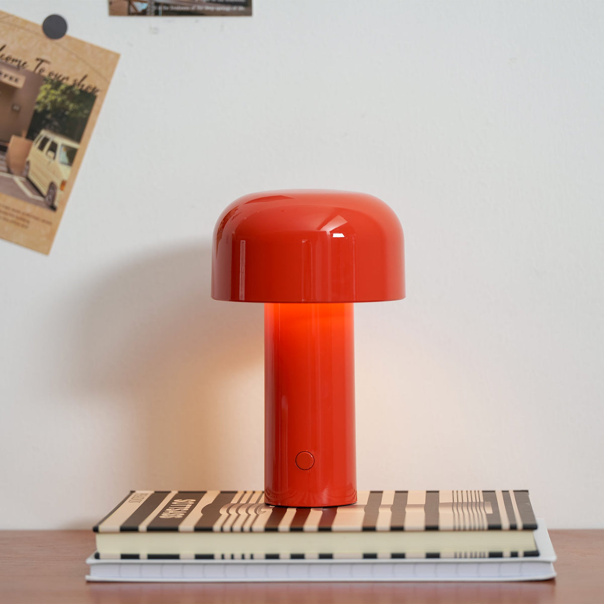 Wireless Rechargeable LED Table Lamp with Integrated LED & Touch Dim Function | Sansoti
