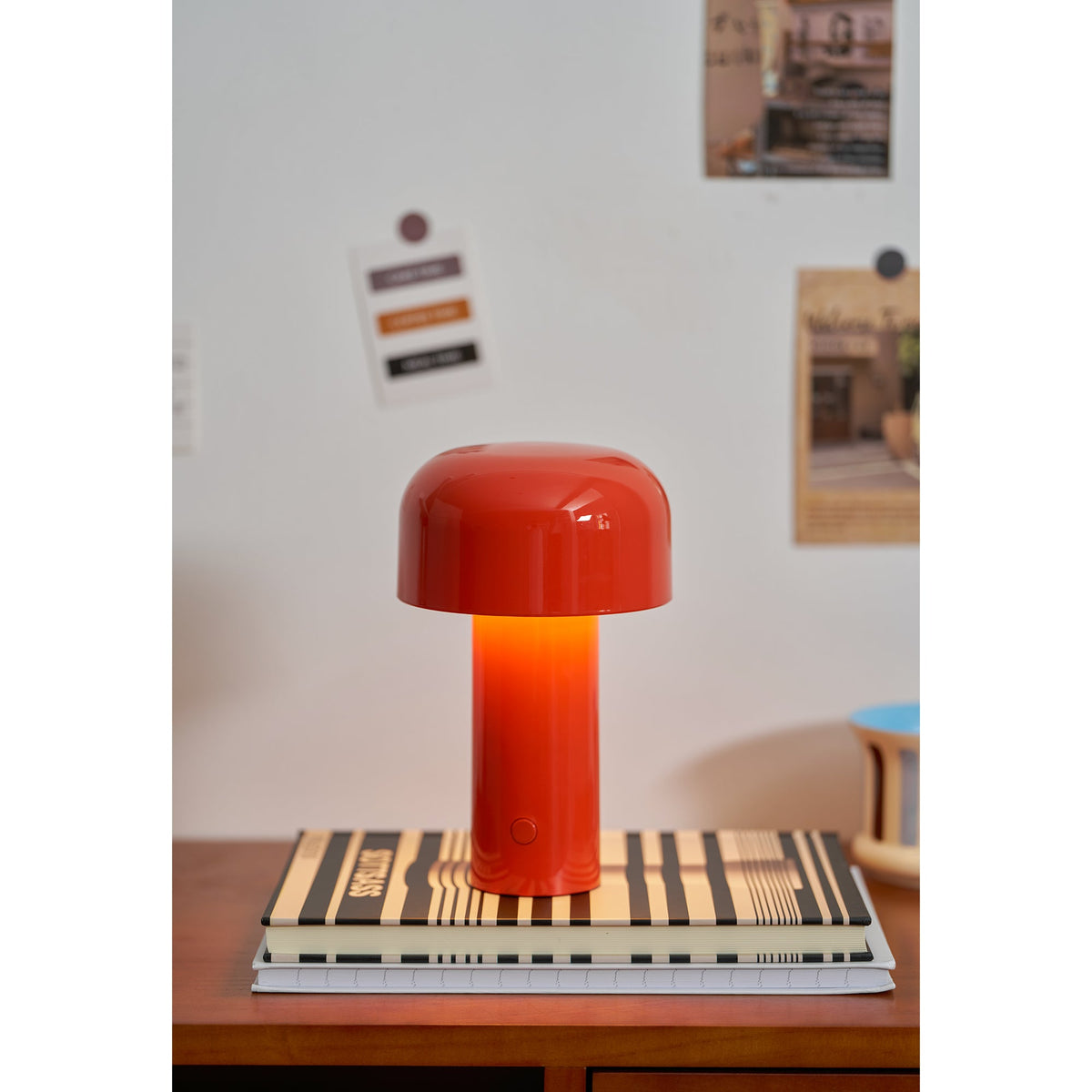 Wireless Rechargeable LED Table Lamp with Integrated LED & Touch Dim Function | Sansoti