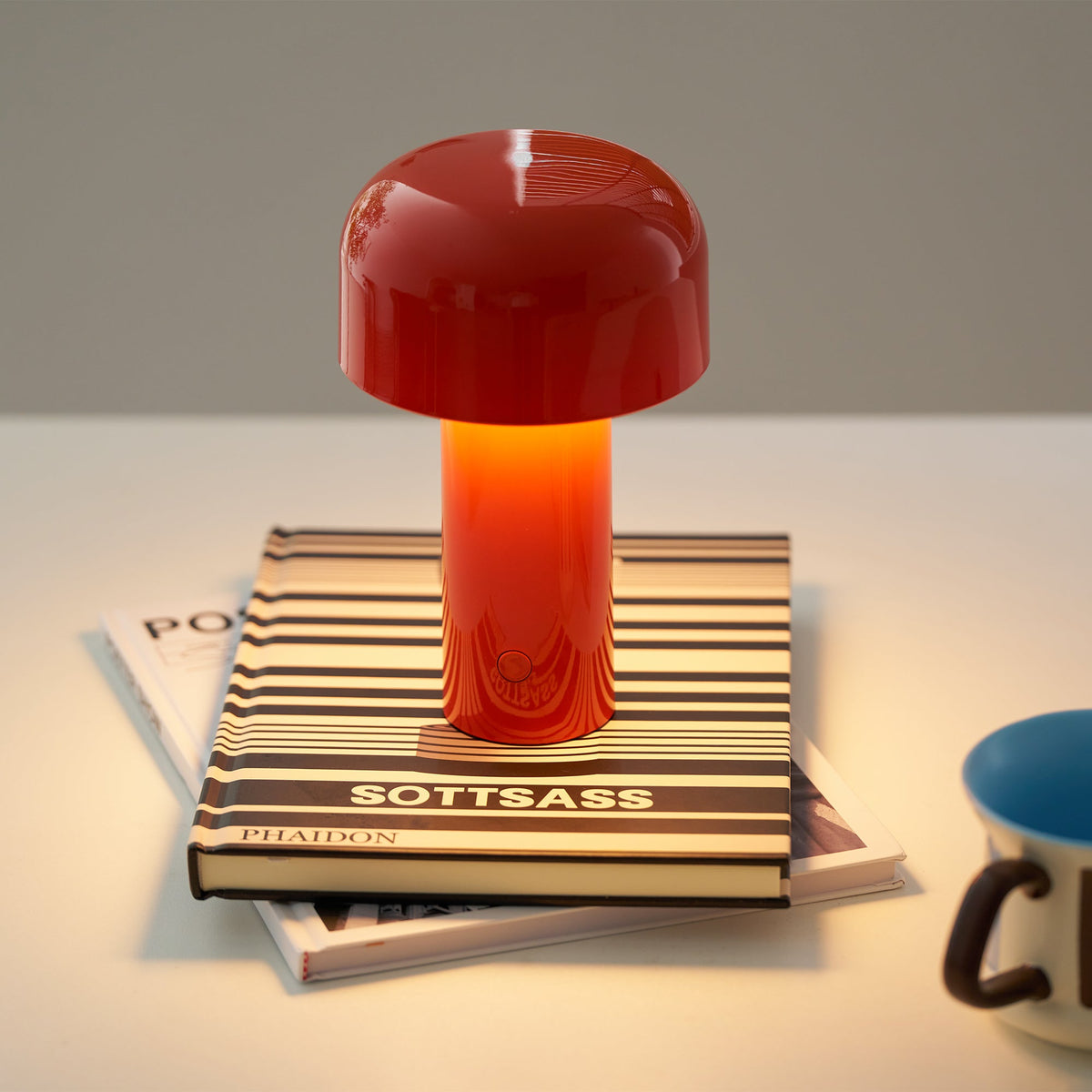 Wireless Rechargeable LED Table Lamp with Integrated LED & Touch Dim Function | Sansoti