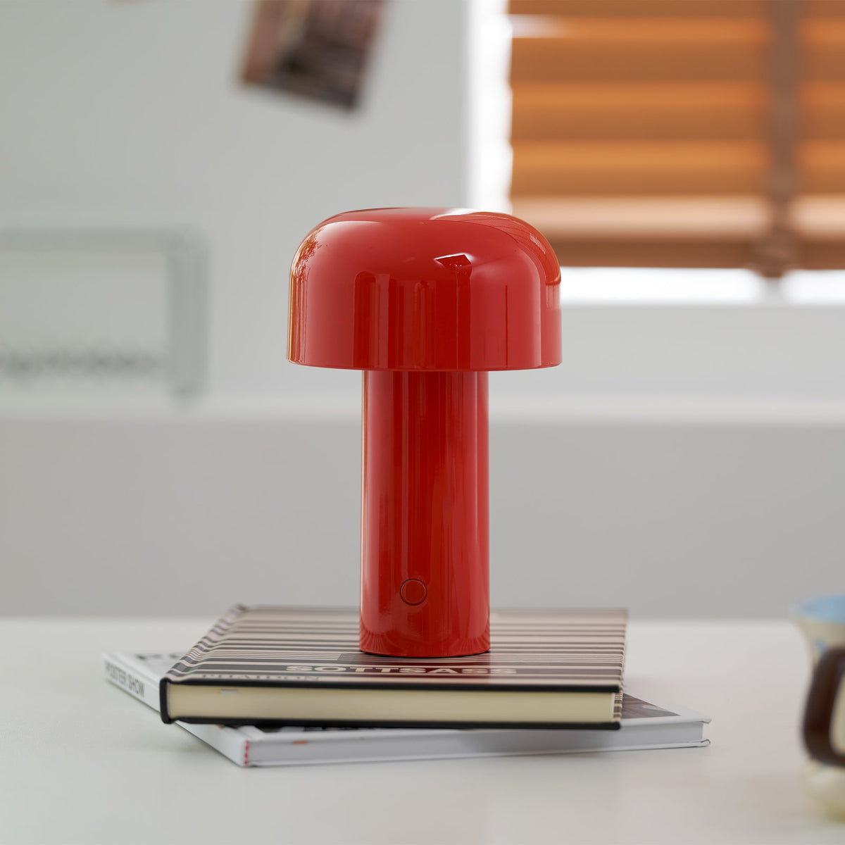 Wireless Rechargeable LED Table Lamp with Integrated LED & Touch Dim Function | Sansoti