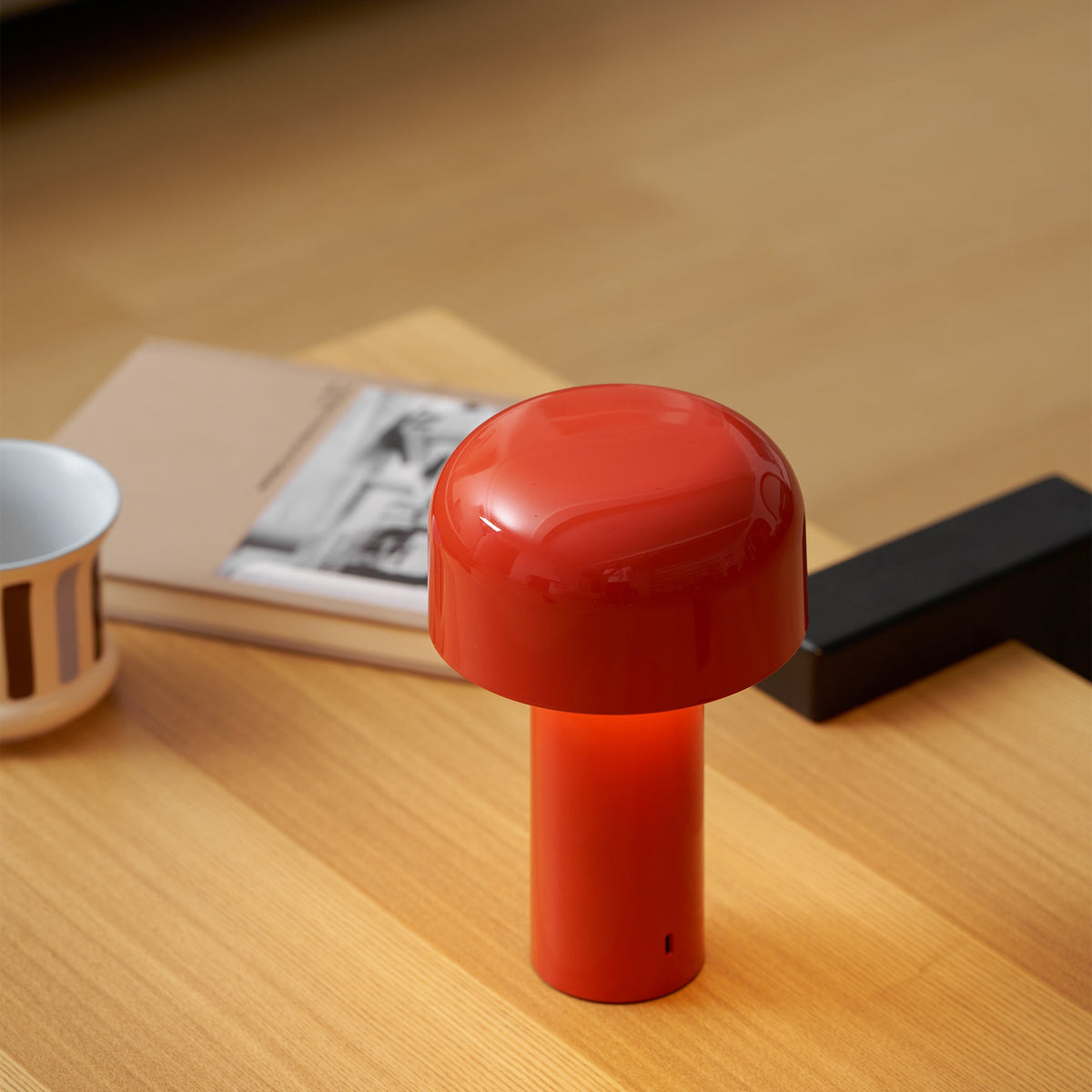 Wireless Rechargeable LED Table Lamp with Integrated LED & Touch Dim Function | Sansoti
