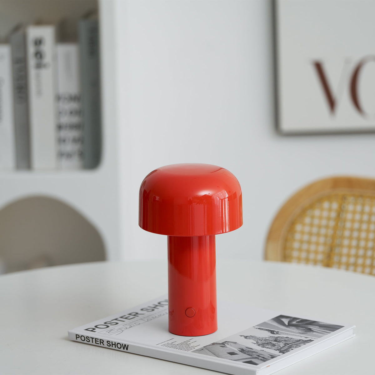 Wireless Rechargeable LED Table Lamp with Integrated LED & Touch Dim Function | Sansoti