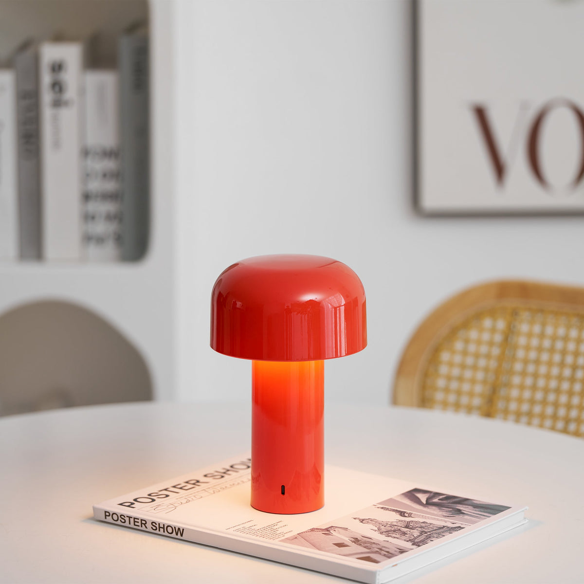 Wireless Rechargeable LED Table Lamp with Integrated LED & Touch Dim Function | Sansoti